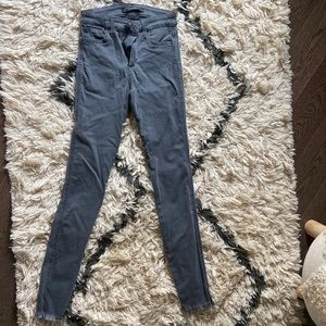 Grey high waist Fringe bottom stretchy skinny by Joes